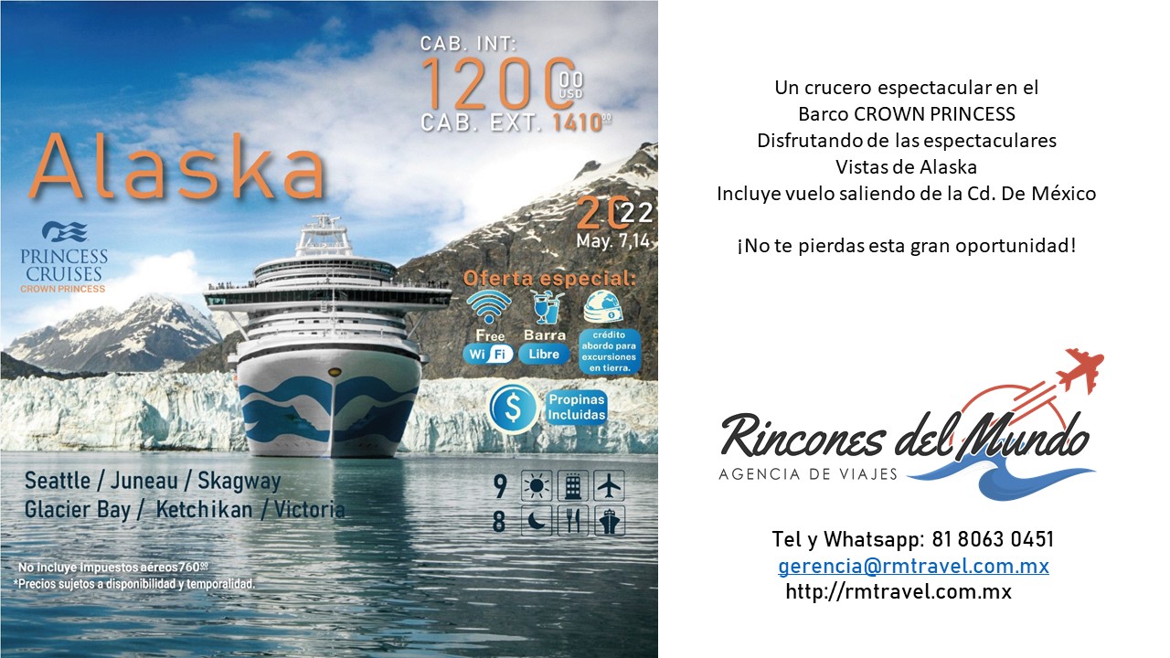 ALASKA  CRUCERO 2022