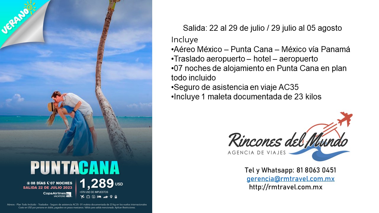 PUNTA CANA VERANO 2023